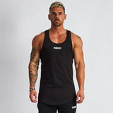 2020 cotton printed sling streetwear casual men's vest jogger brand enters men's fitness sports tops fashion fitness sportswear
