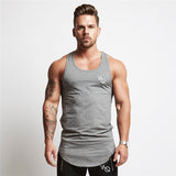 Summer hot cotton fashion men's vest jogger casual streetwear brand men's clothing fashion men's fitness vest