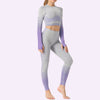 Women Vital Seamless Yoga Set Gym Clothing Fitness Leggings+Cropped Shirts Sport Suit Women Long Sleeve Tracksuit Active Wear