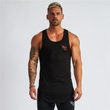 Summer hot cotton fashion men's vest jogger casual streetwear brand men's clothing fashion men's fitness vest