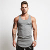 Summer hot cotton fashion men's vest jogger casual streetwear brand men's clothing fashion men's fitness vest