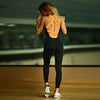 2020Hot Sexy Girls Backless Playsuit Fitness Tights Jumpsuits Costume Yoga Sport Suit Gym Tracksuit For Women One Piece Yoga set
