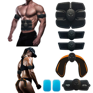 Abdominal Muscle Trainer Massage Stimulator Ab Wireless Vibration Body Slimming Machine Fat Burning Fitness Training Hip Workout