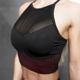 Woman Yoga Fitness Tops Seamless Push Up Sport Bra Top Bh Women's Sports Crop Top Gym Bras Active Wear Sporty Underwear
